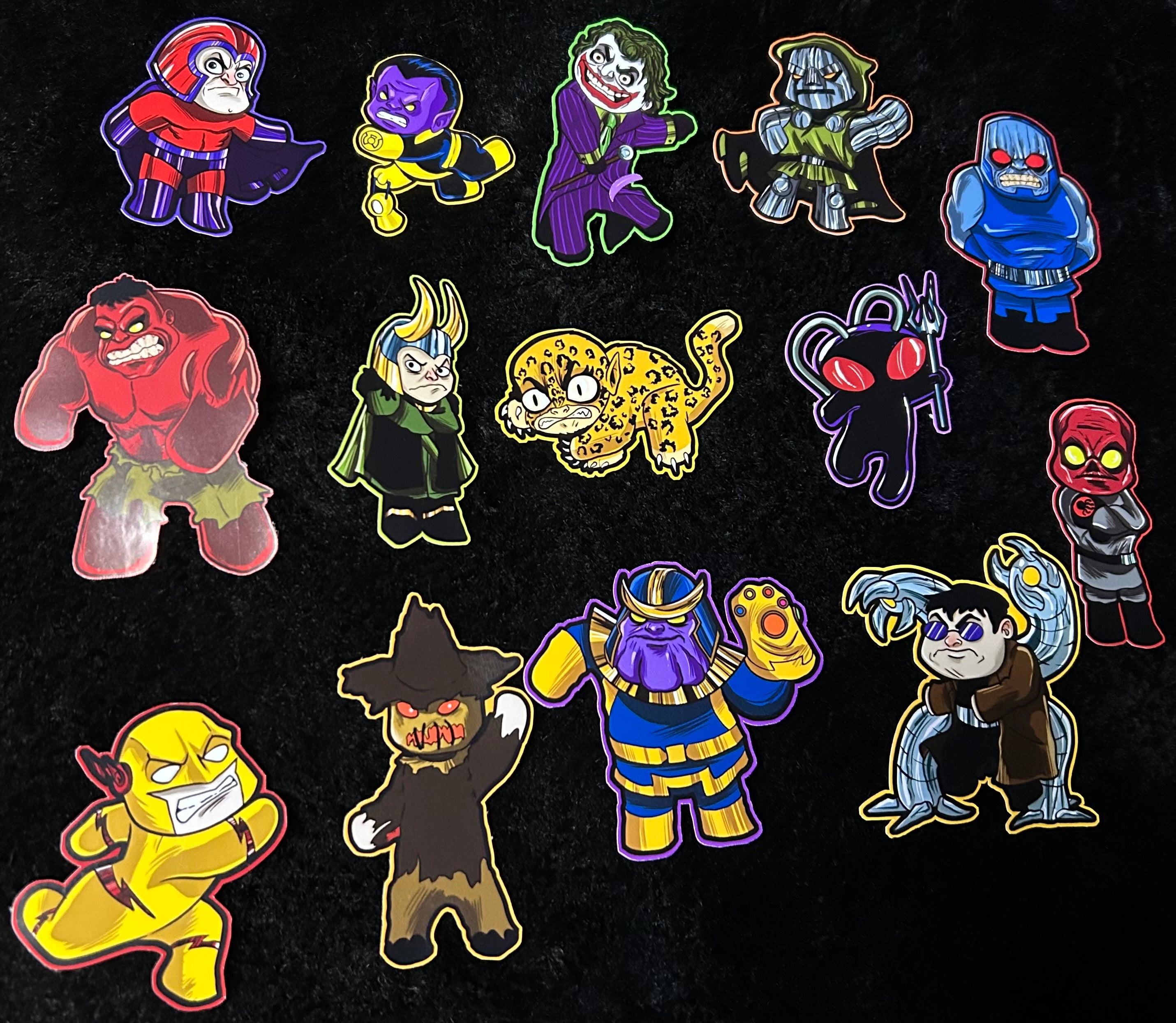 Supervillain Stickers