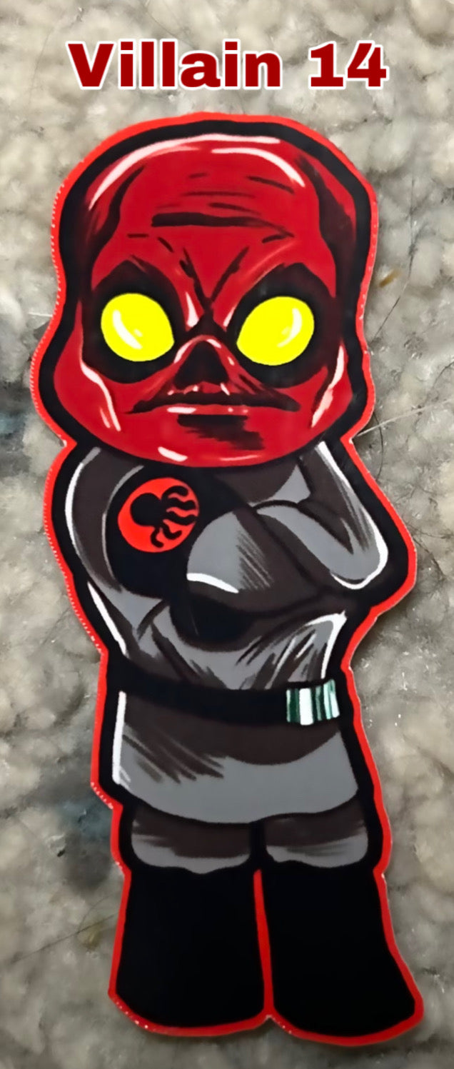 Supervillain Stickers