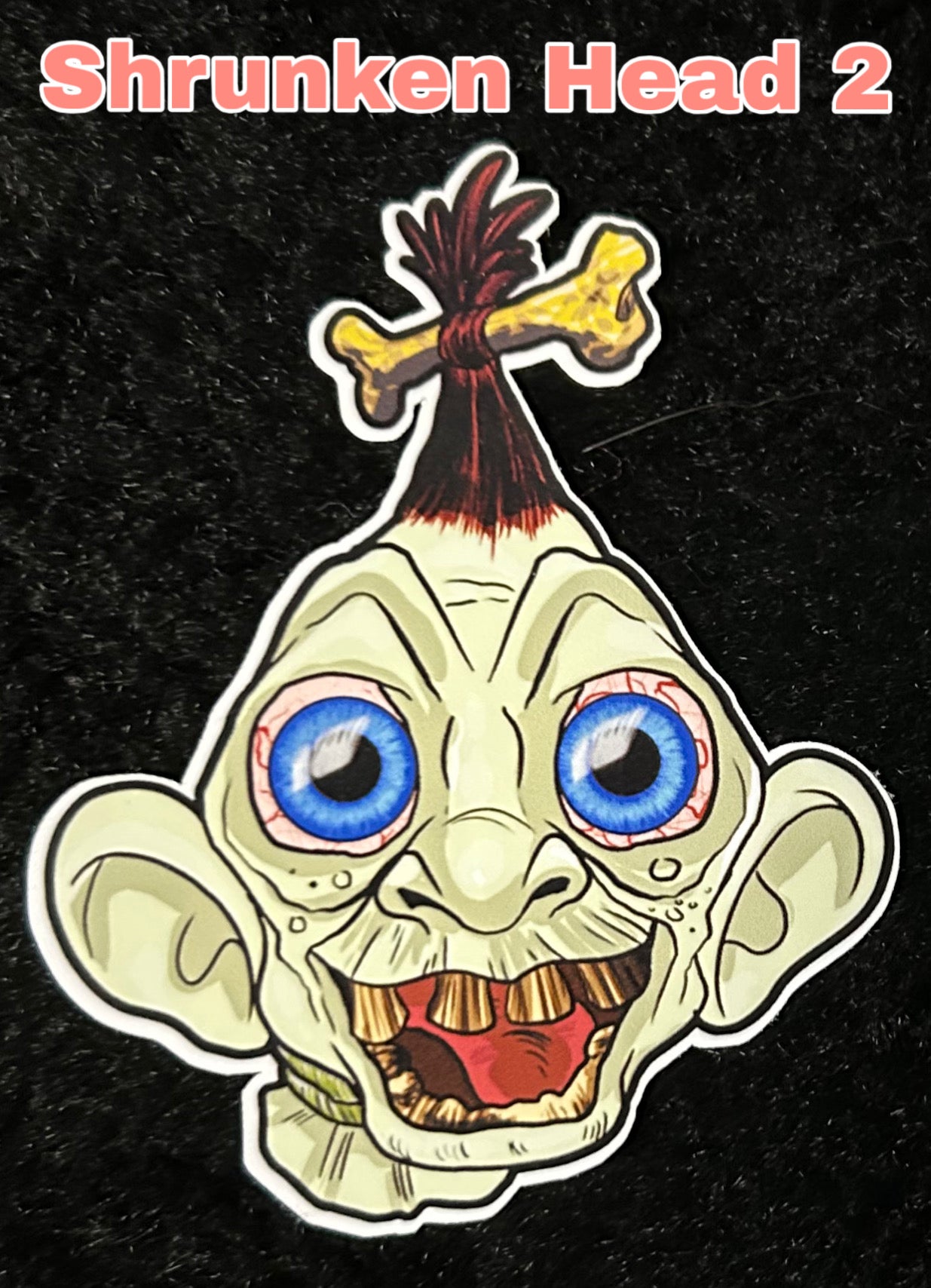 Shrunken Head Stickers