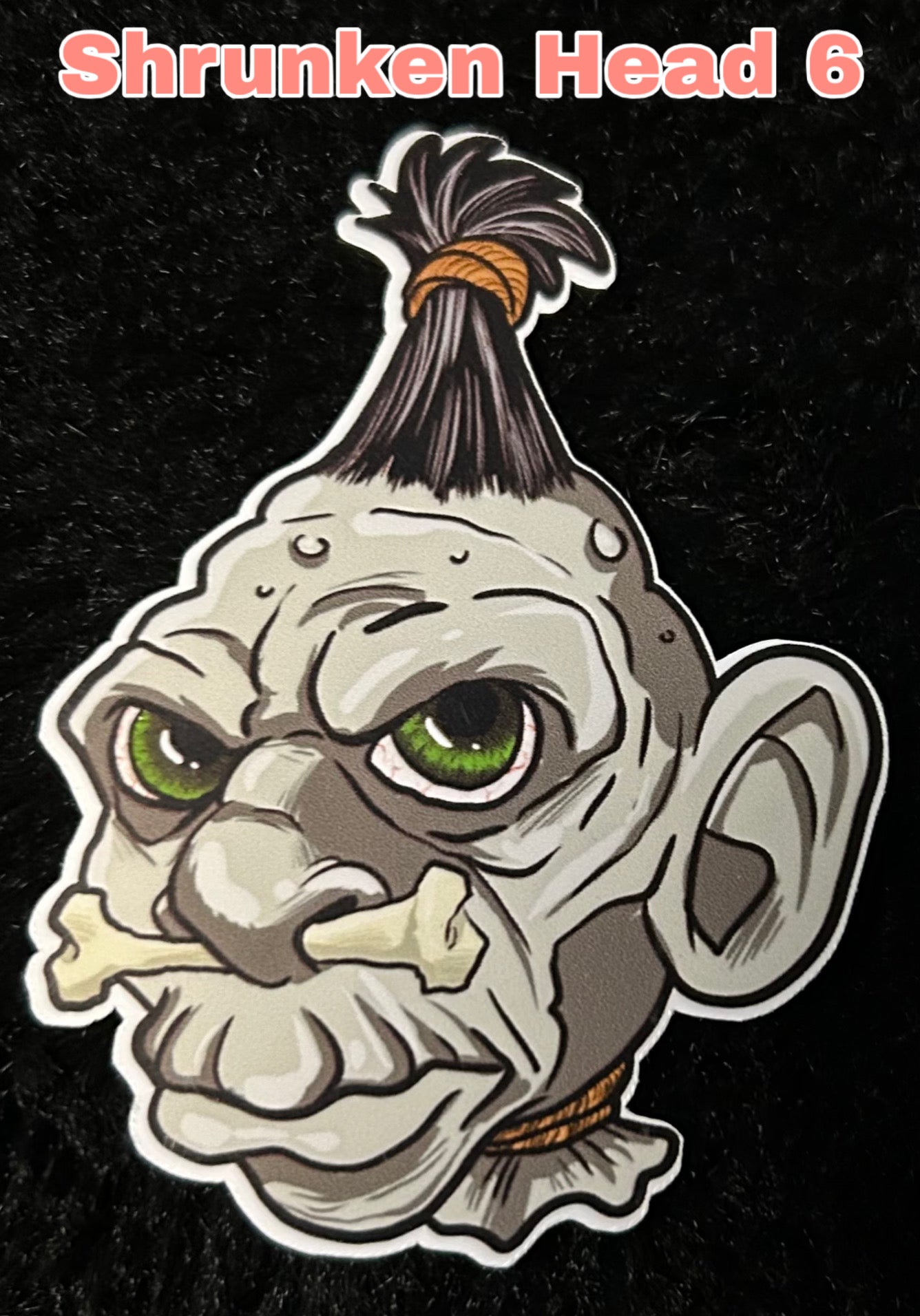 Shrunken Head Stickers