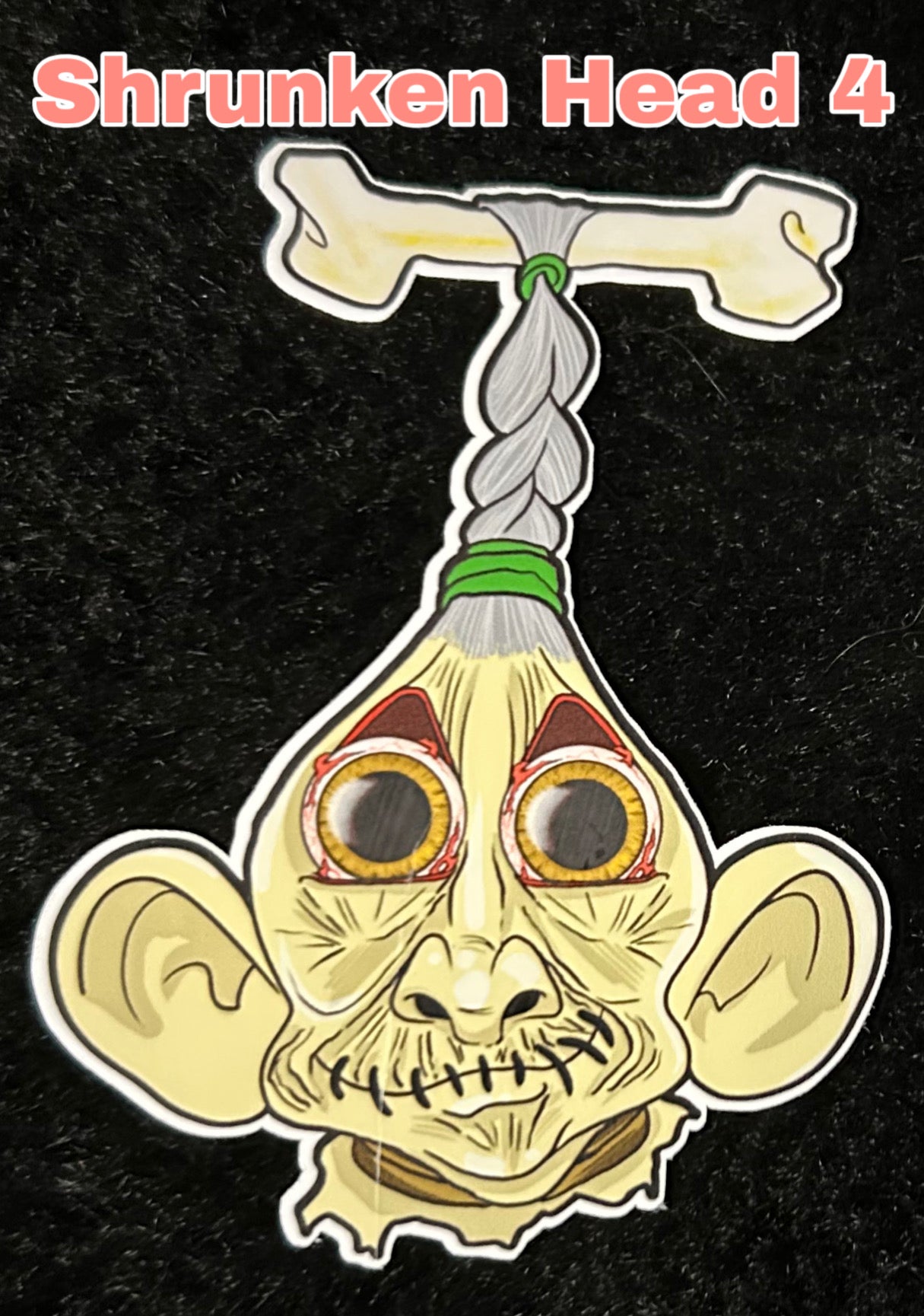Shrunken Head Stickers