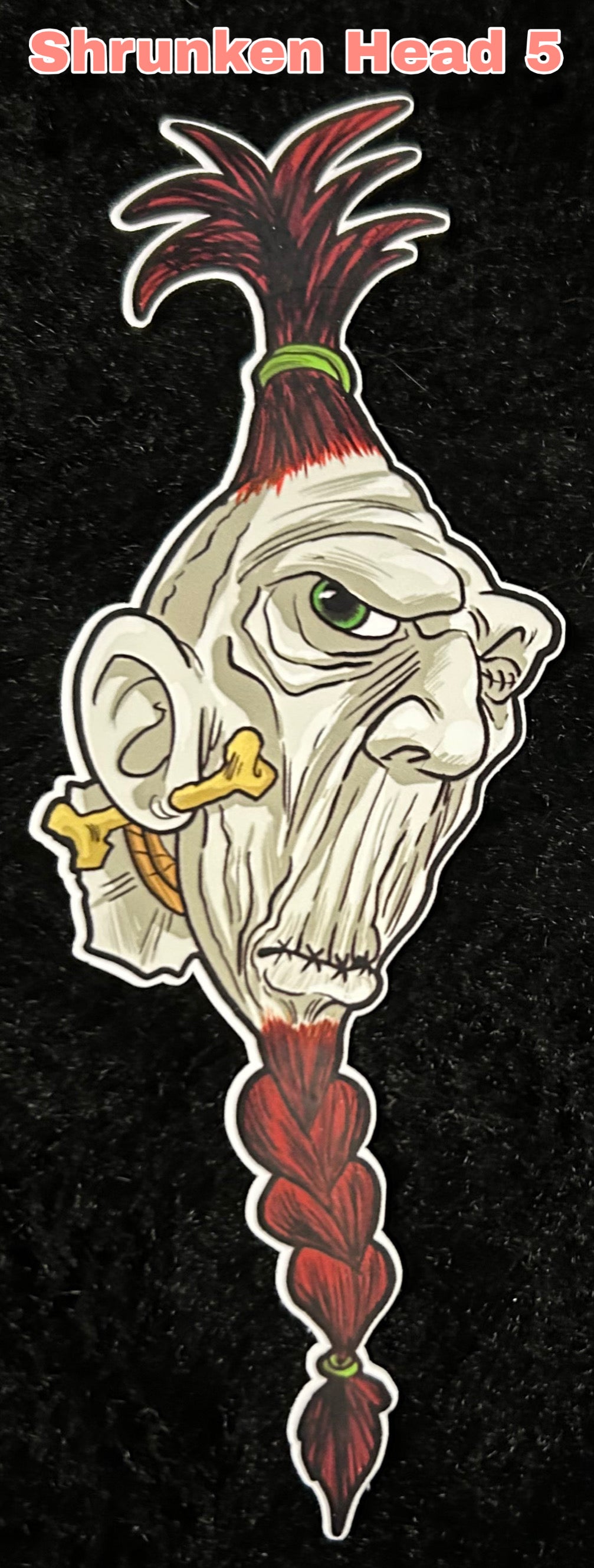 Shrunken Head Stickers