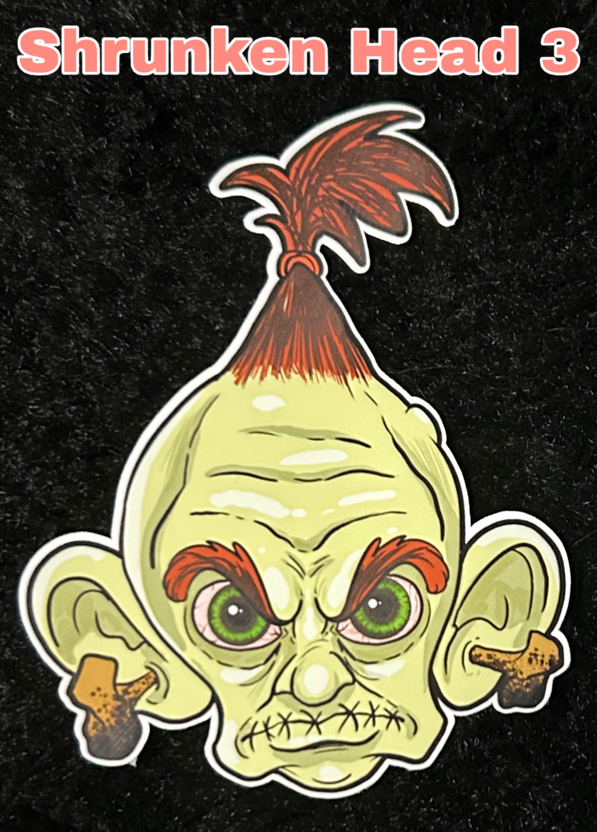 Shrunken Head Stickers