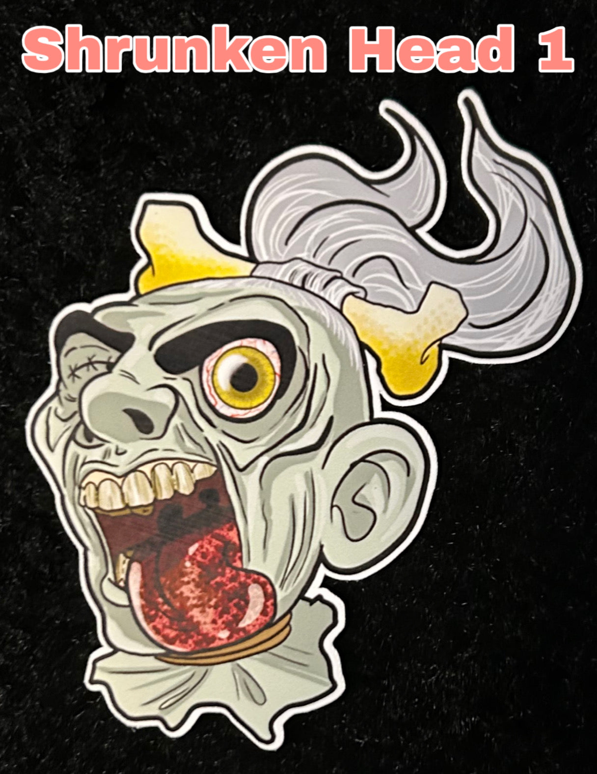 Shrunken Head Stickers